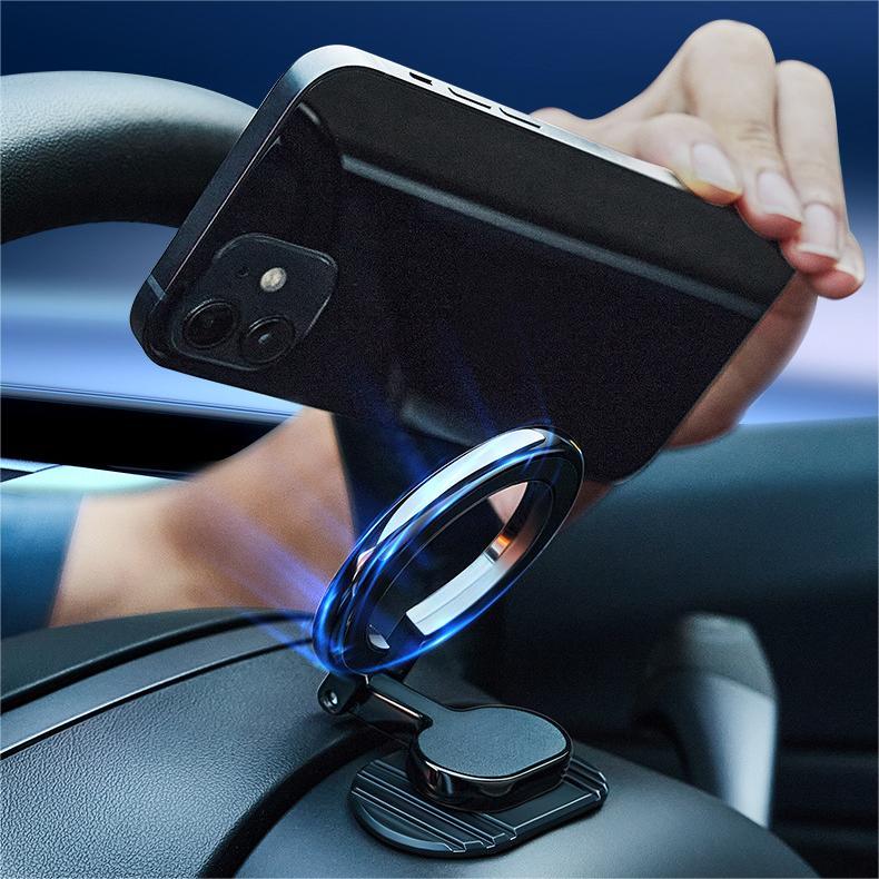 Powerful Magnetic Ring Adhesive Car Phone Mount: Secure and Easy Installation