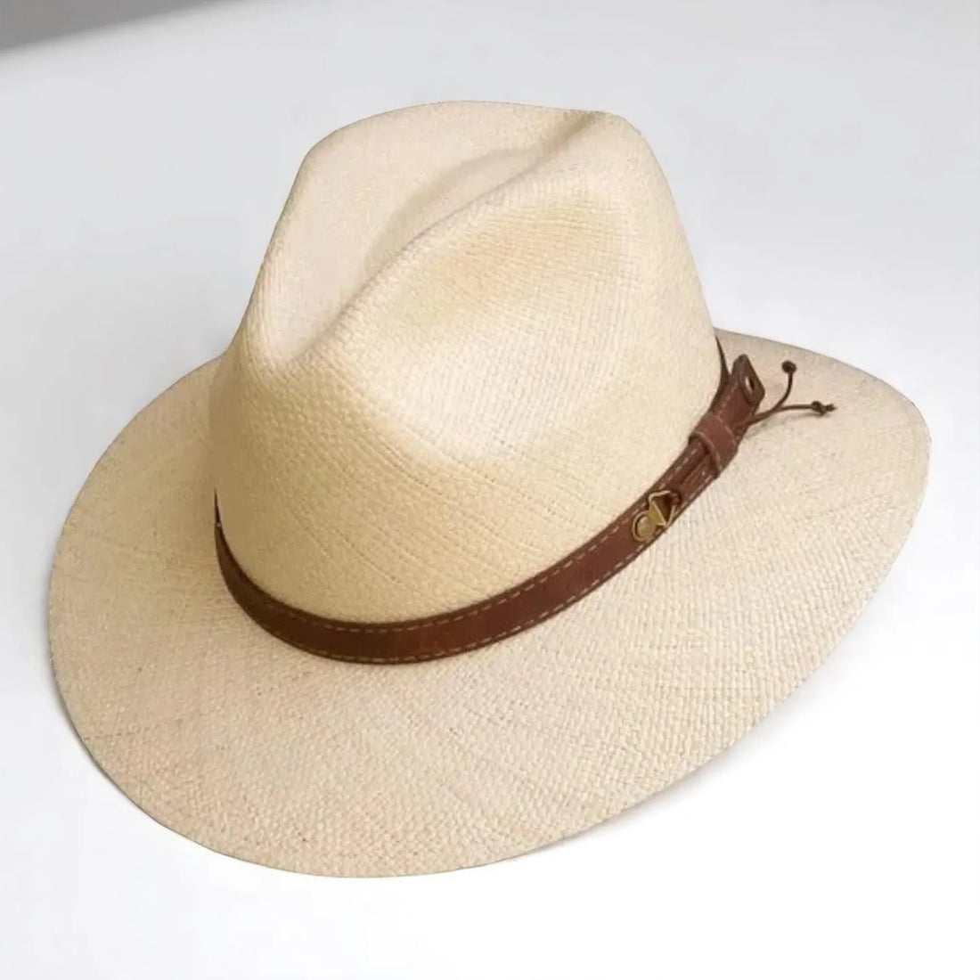 Classic Woven Fedora Hat | Straw Panama Hat
