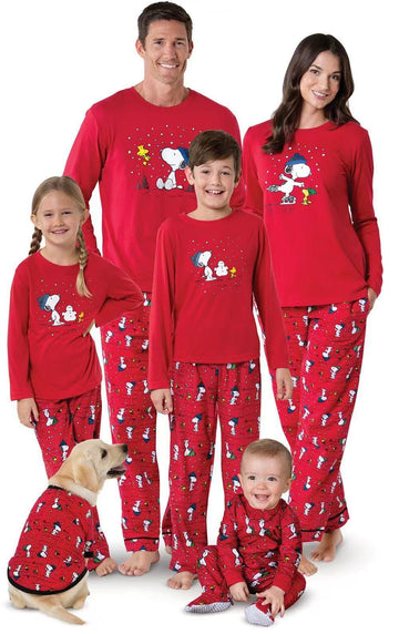 Ensembles de pyjamas assortis pour toute la famille Snoopy 