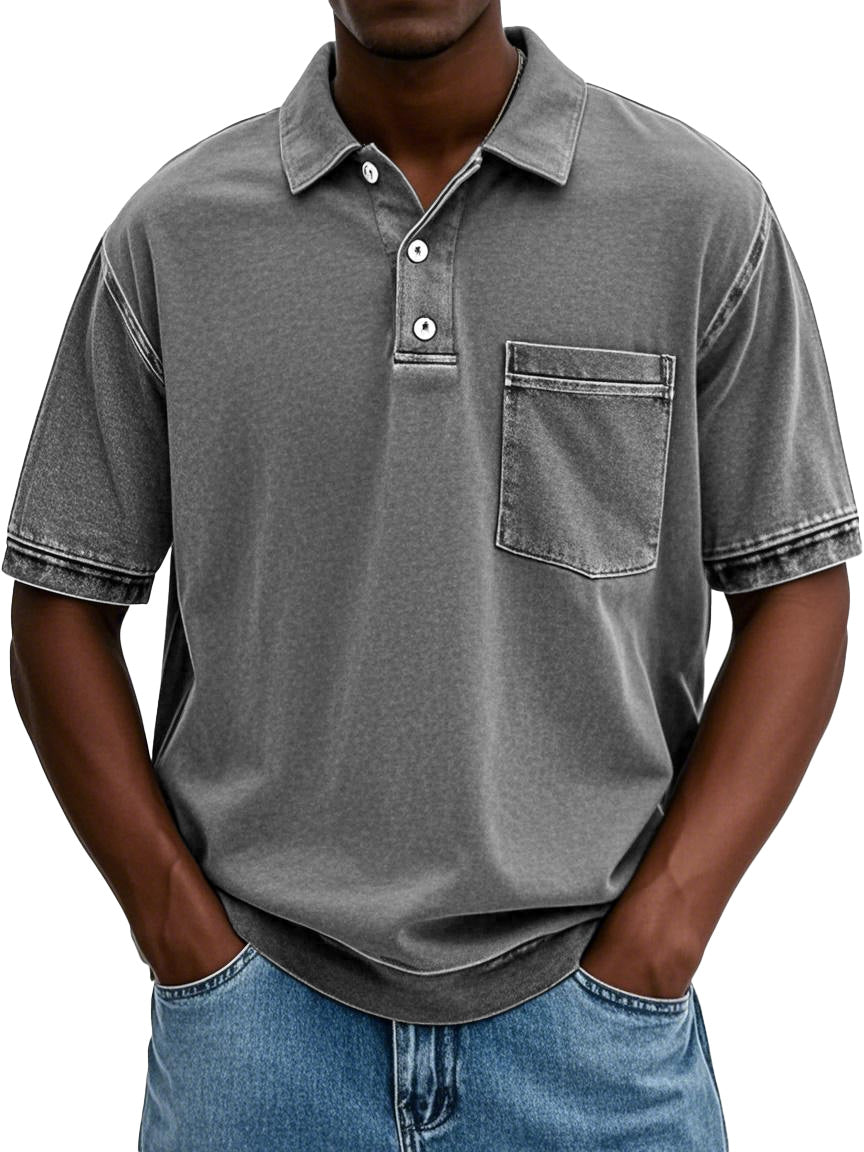 Men Can't Get Enough of This Cozy Polo Shirt