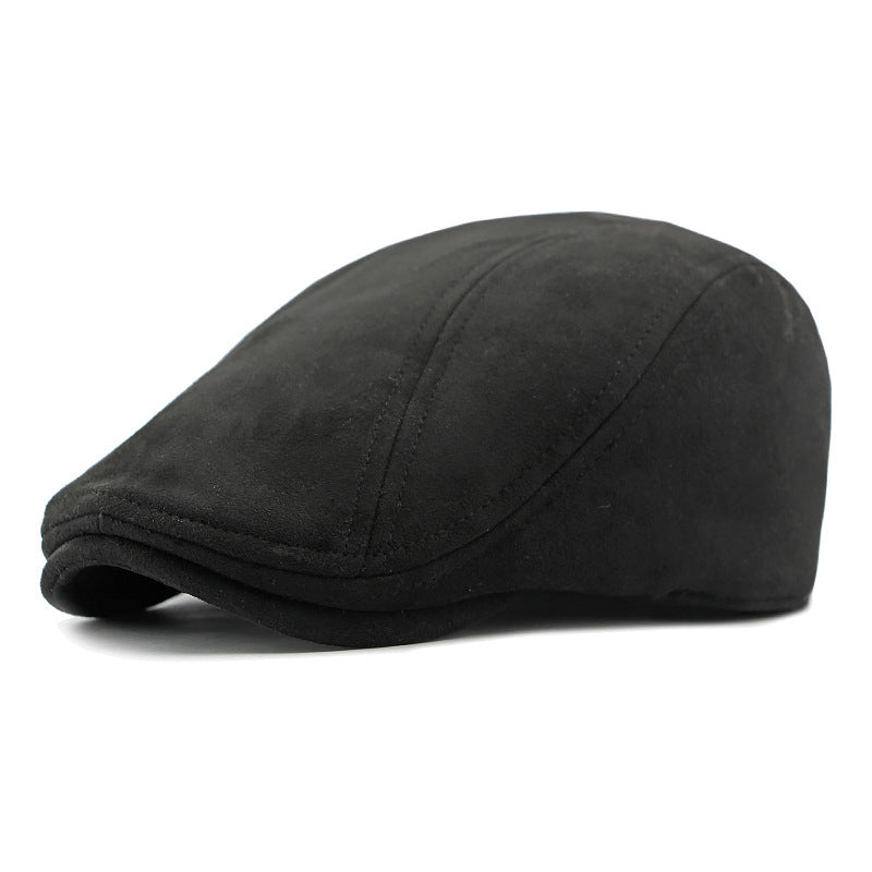 AmberArt | Classic Suede Flat Cap