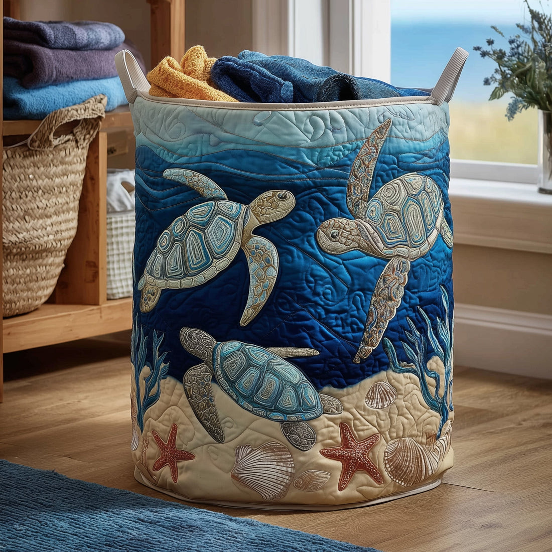 Quilted Laundry Basket | 50% OFF Limited