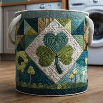 Forest Patch Quilted Laundry Basket GFTOQM2351