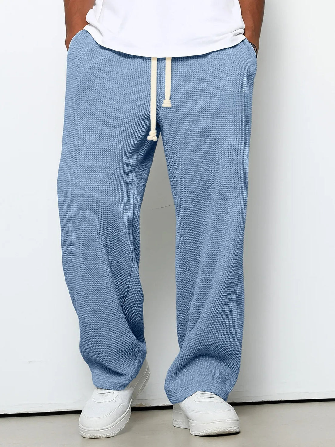 Cozy Waffle-knit Pants