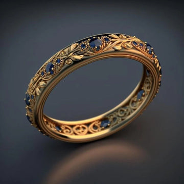 Everyone Is Noticing This Blue Leaf Ring