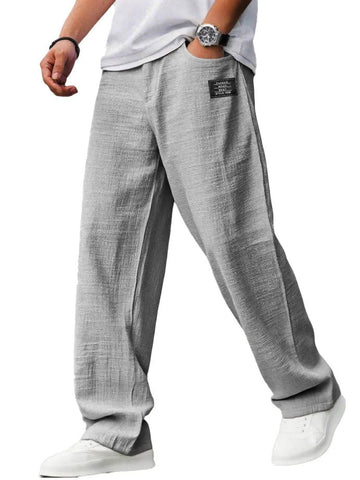 Men’s Casual Cotton and Linen Pants
