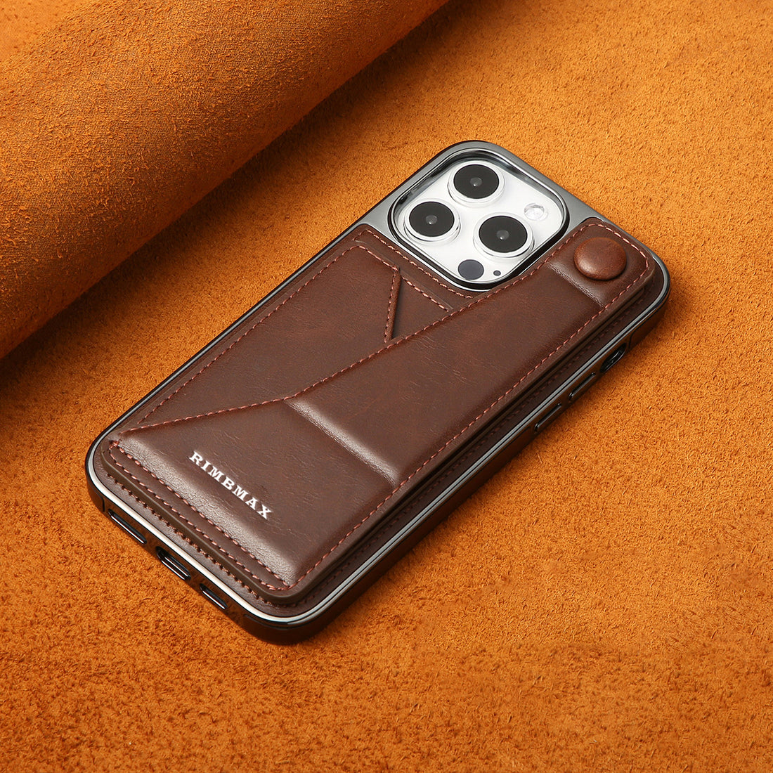 Luxury Leather Phone Case with Card Holder