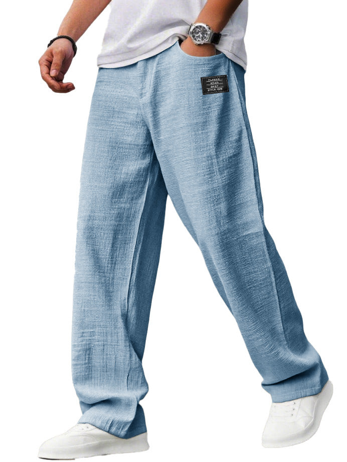 Men’s Casual Cotton and Linen Pants