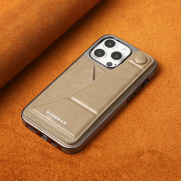 Luxury Leather Phone Case with Card Holder