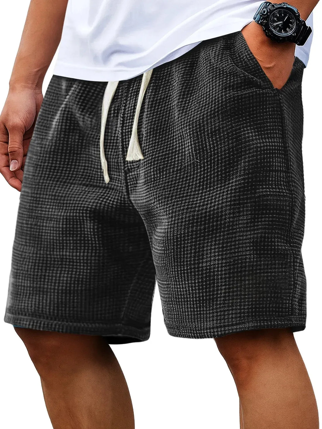 Ultra-Soft Waffle Lounge Shorts
