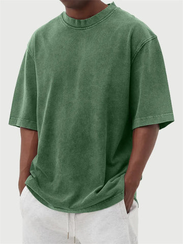 Men’s Solid Color Oversized T-Shirt