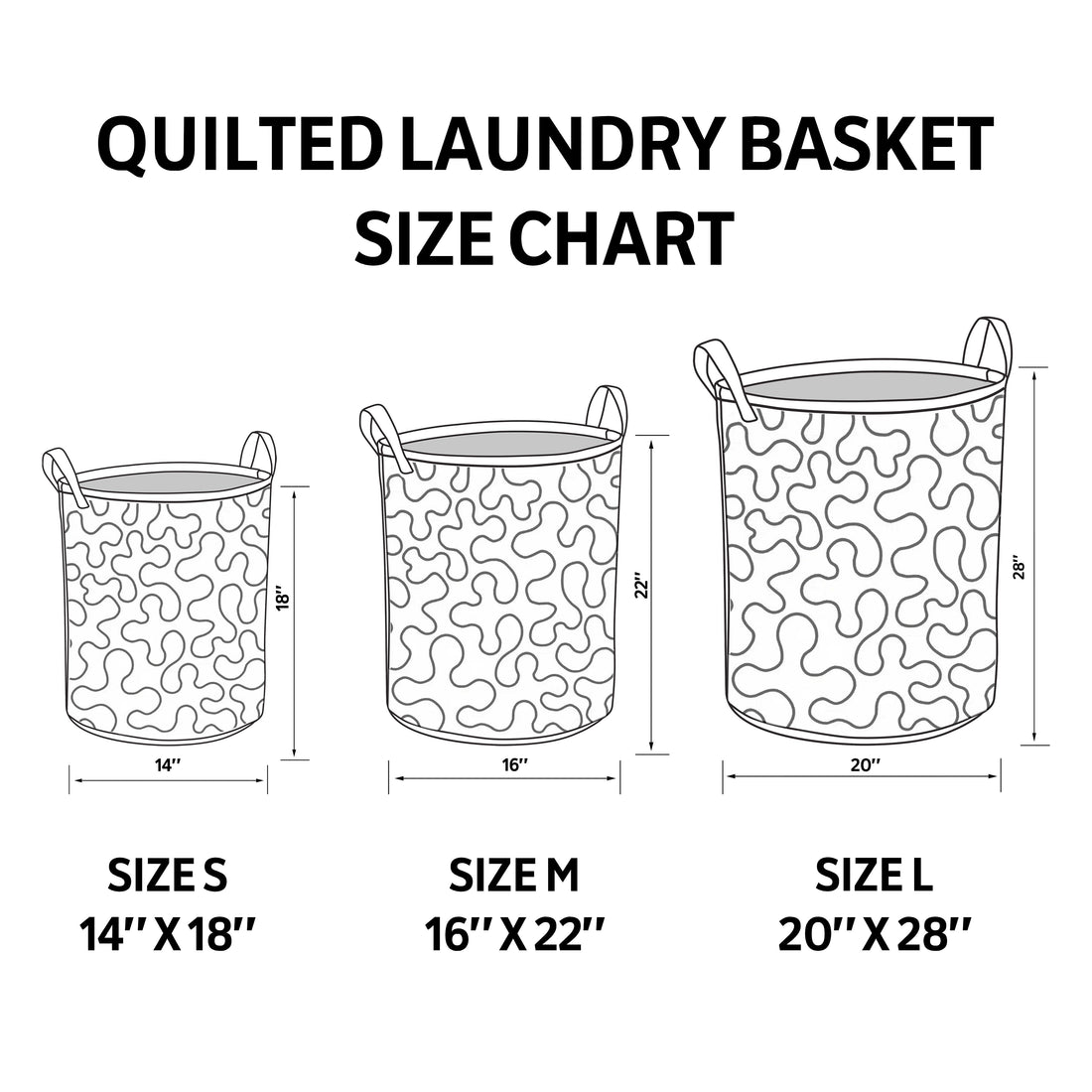 Forest Friends Quilted Laundry Basket GFTOQM2569